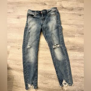 Buckle Black Skinny Jeans